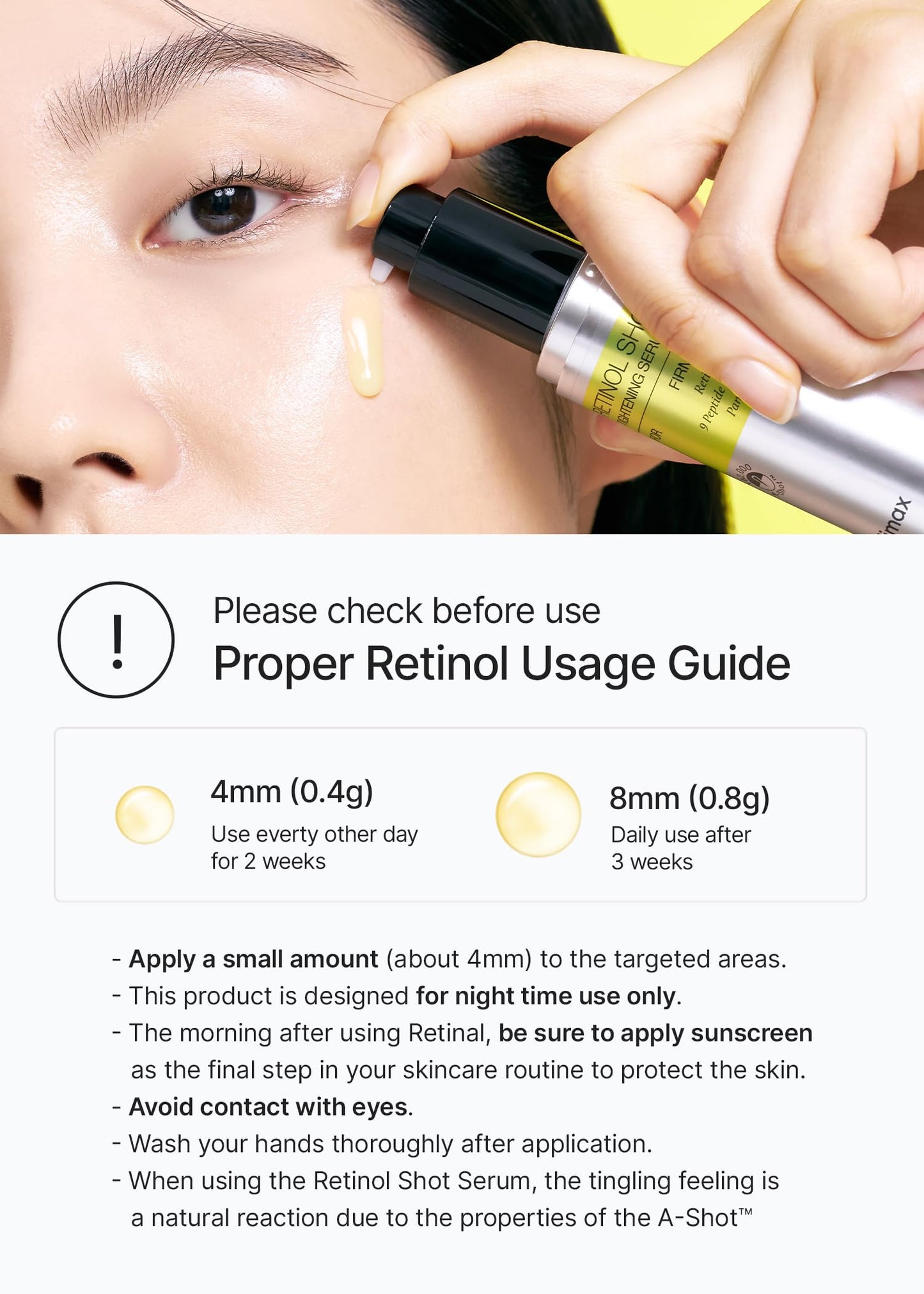 The Vita A Retinol Shot Tightening Serum - Celimax
