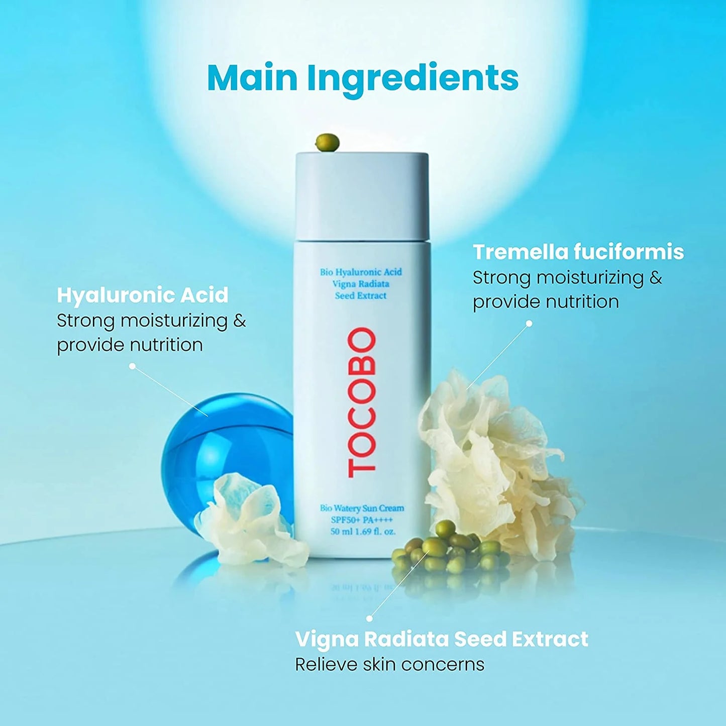 Bio Watery Sun Cream SPF50+ PA++++ - Tocobo