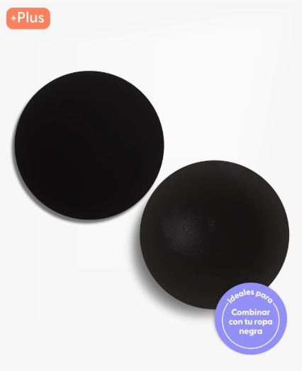 Cubre Pezón de Silicona Negro - Nipskin® (PLUS (Copas C-D+))