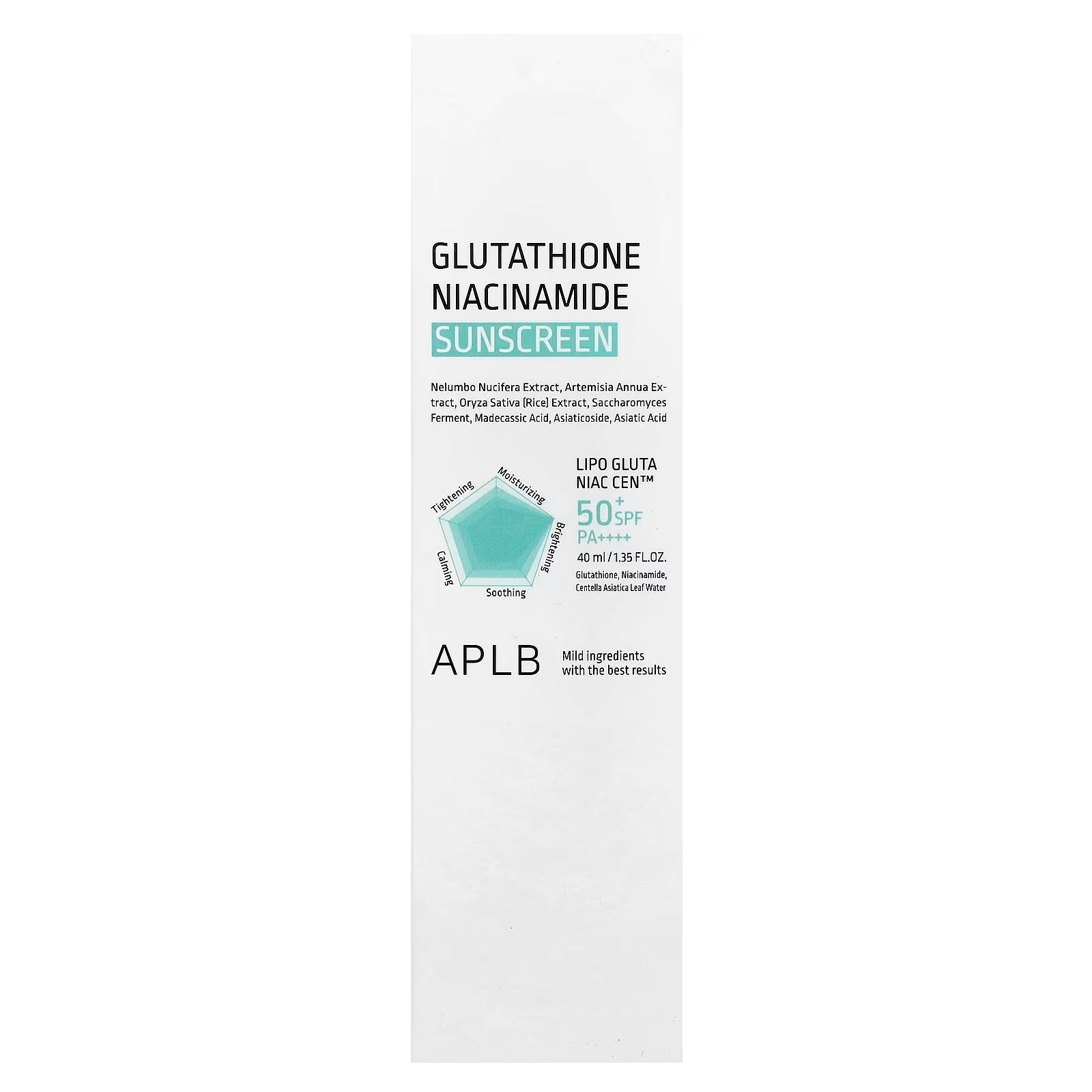 APLB - GLUTATHIONE NIACINAMIDE SUNSCREEN
