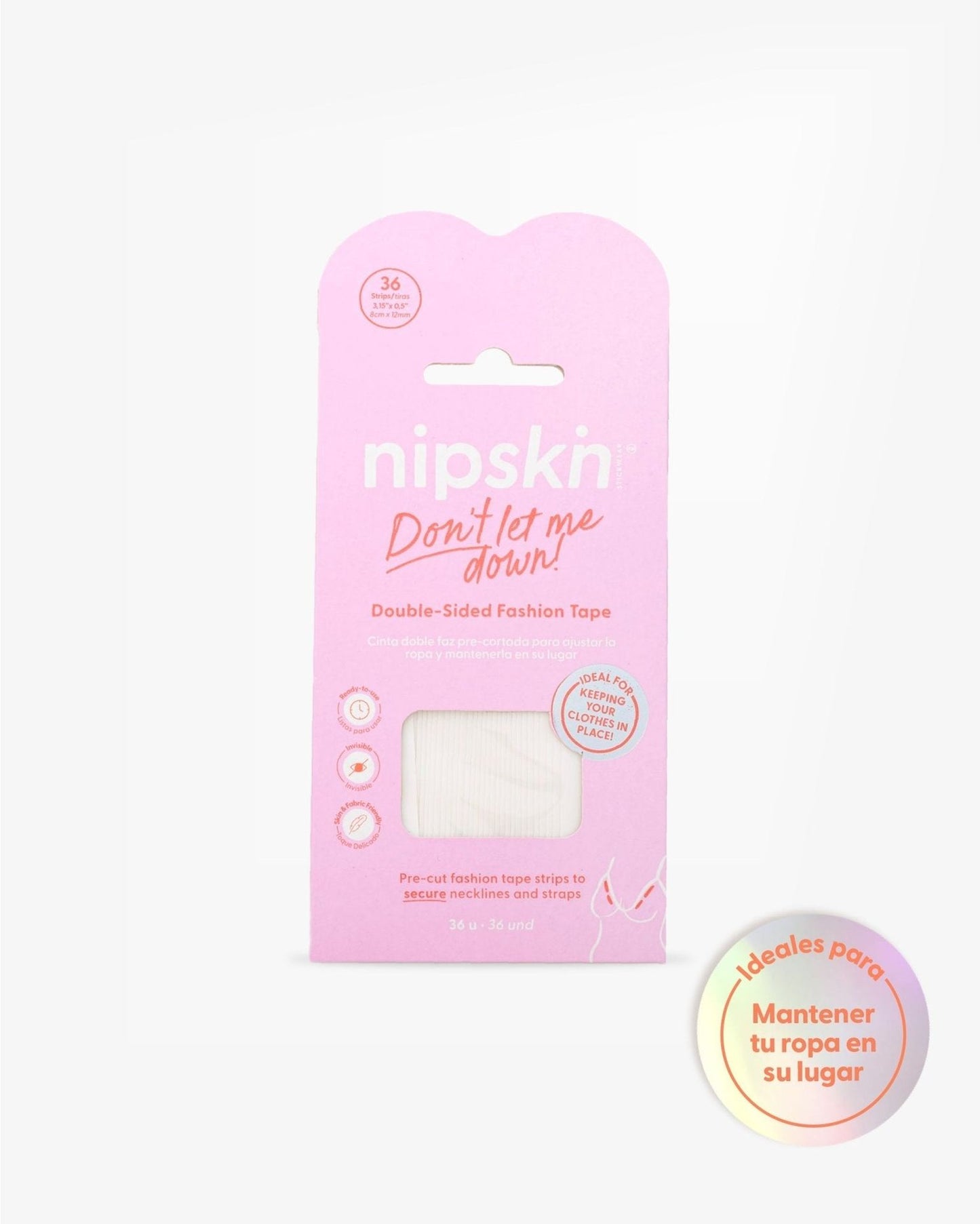 Cinta Doble faz para Ropa - Nipskin®