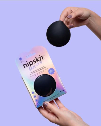 Cubre Pezón de Silicona Negro - Nipskin® (M (Copas A-C))