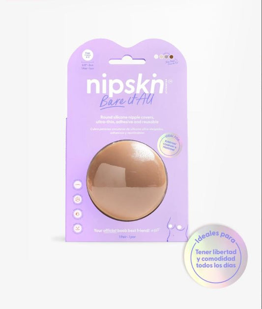 Cubrepezones de Silicona Reutilizable - Nipskin® - Nipple Covers (cappuccino, PLUS (10 cm))