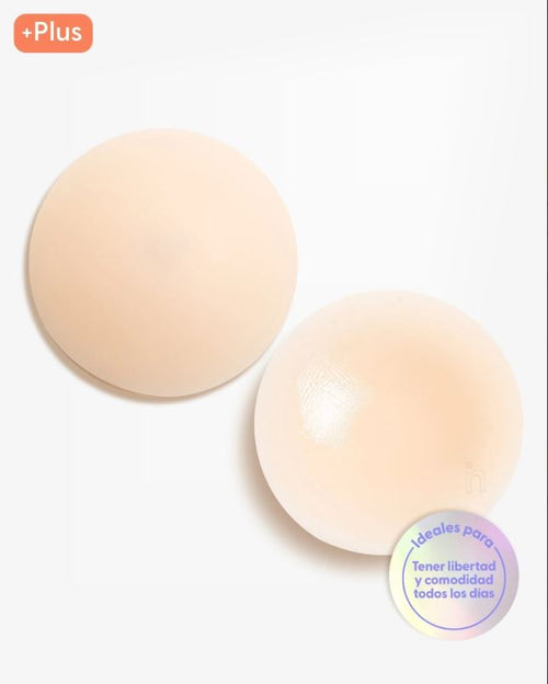 Cubrepezones de Silicona Reutilizable - Nipskin® - Nipple Covers (chantilly, PLUS (10 cm))
