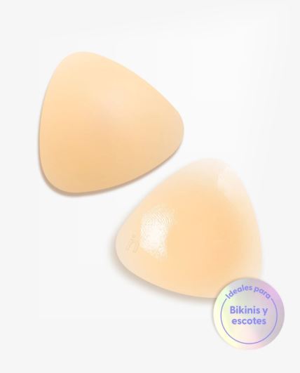 Cubre Pezones Triangulares de Silicona - Nipskin® (vainilla)