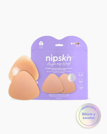 Cubre Pezones Triangulares de Silicona - Nipskin® (cappuccino)