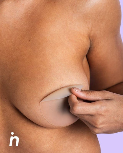 Cubrepezones de Silicona Reutilizable - Nipskin® - Nipple Covers (cappuccino, M (8 cm))