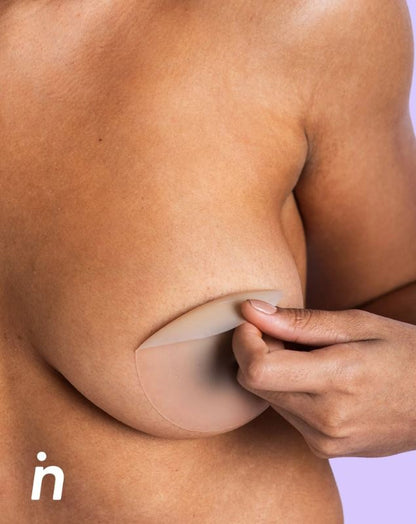 Cubrepezones de Silicona Reutilizable - Nipskin® - Nipple Covers (cappuccino, PLUS (10 cm))