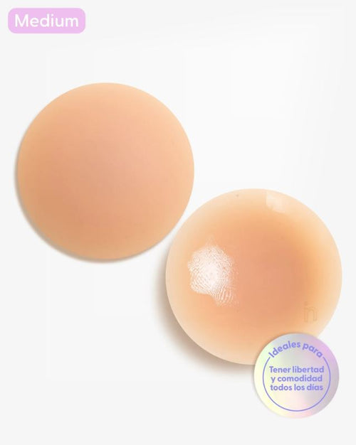 Cubrepezones de Silicona Reutilizable - Nipskin® - Nipple Covers (cappuccino, M (8 cm))