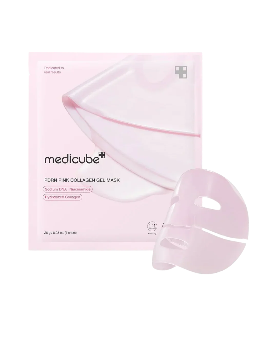 MEDICUBE - PDRN PINK COLLAGEN GEL MASK - 4 UNIDADES