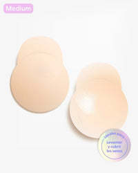 Copas Adhesivas en Silicona Para Levantar busto, Lift Me Up - Nipskin® (chantilly, M (copa A-B))