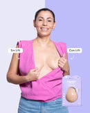 Copas Adhesivas en Silicona Para Levantar busto, Lift Me Up - Nipskin® (vainilla, PLUS (copa B-C))
