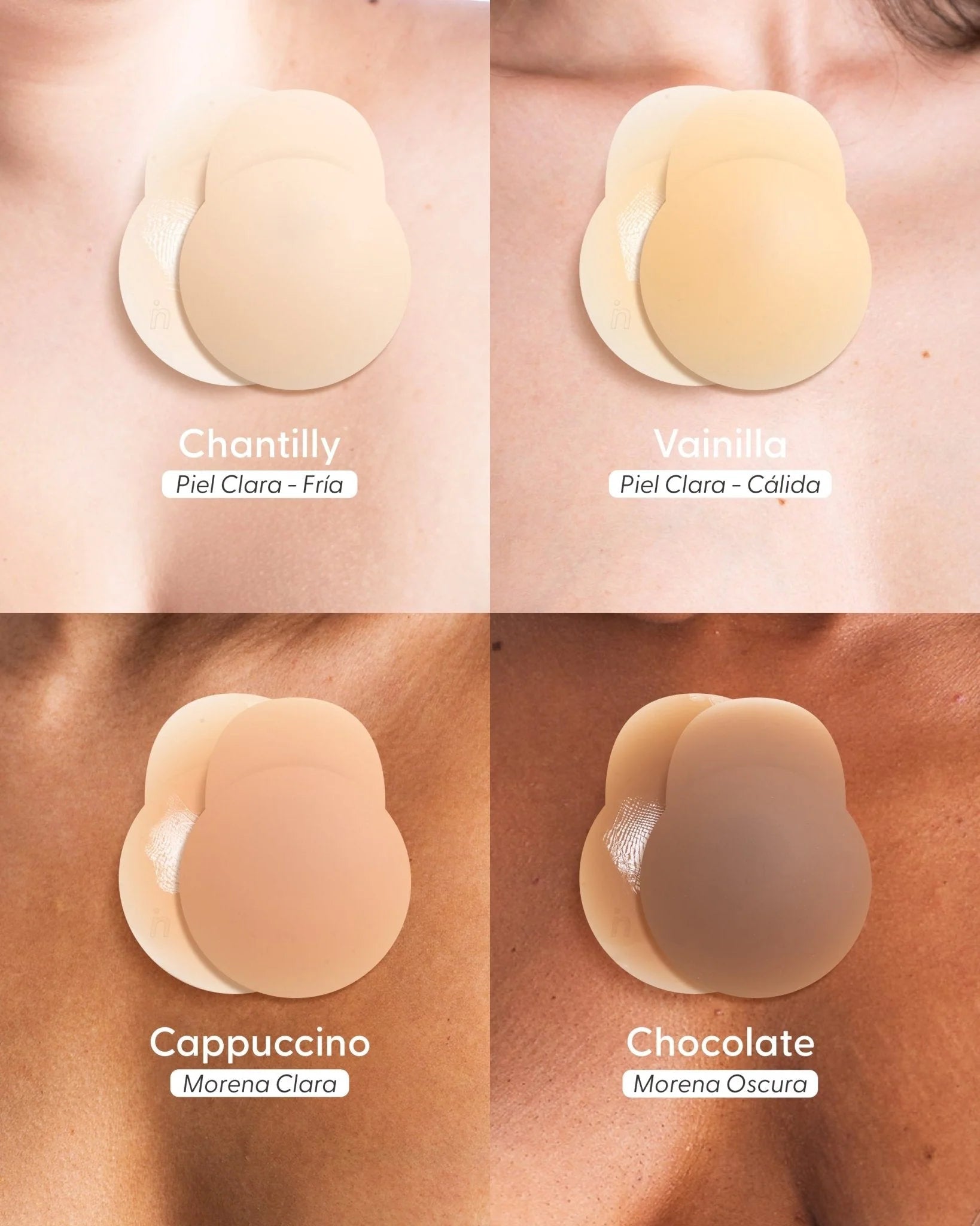 Copas Adhesivas en Silicona Para Levantar busto, Lift Me Up - Nipskin® (cappuccino, M (copa A-B))