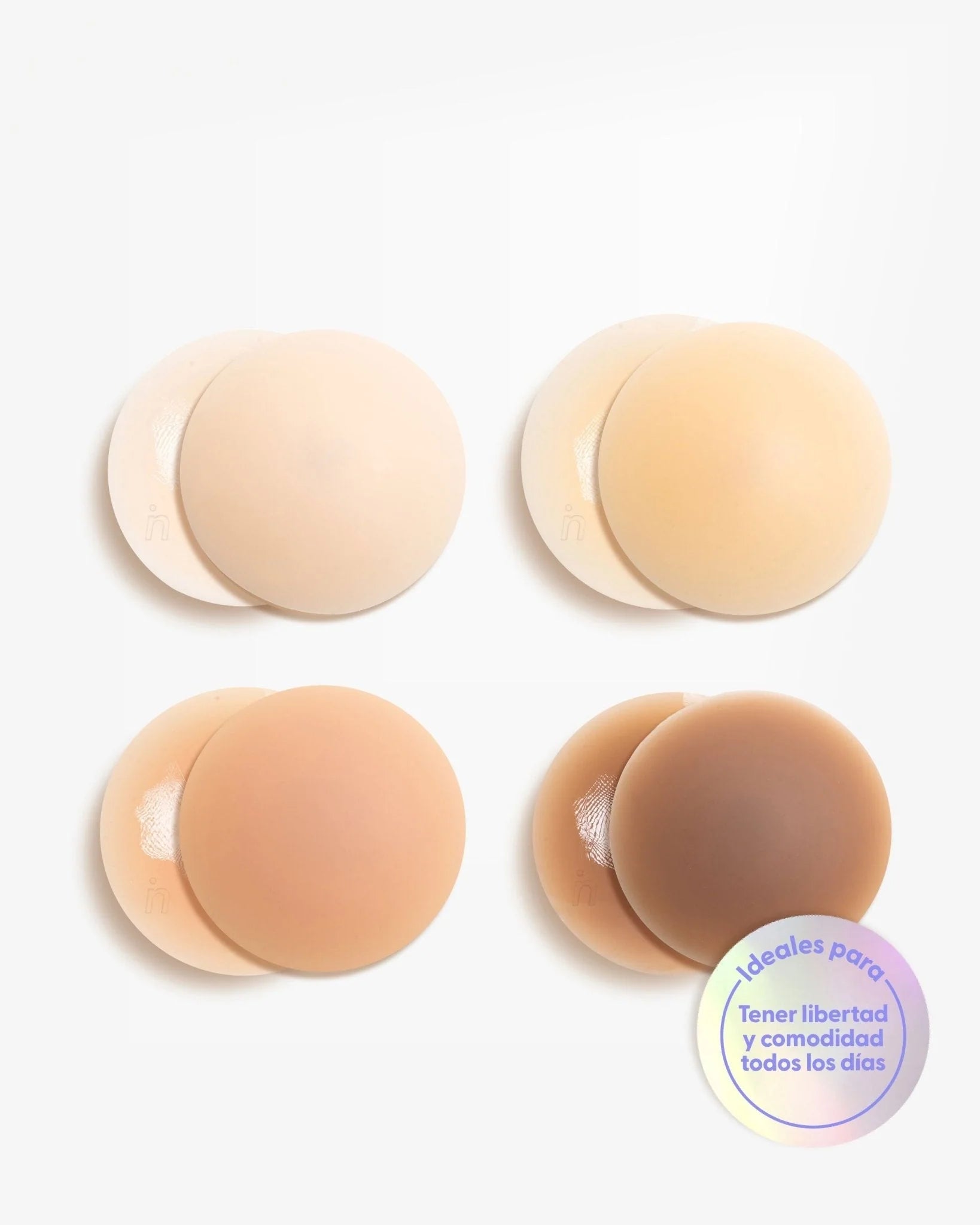 Cubrepezones de Silicona Reutilizable - Nipskin® - Nipple Covers (chantilly, M (8 cm))