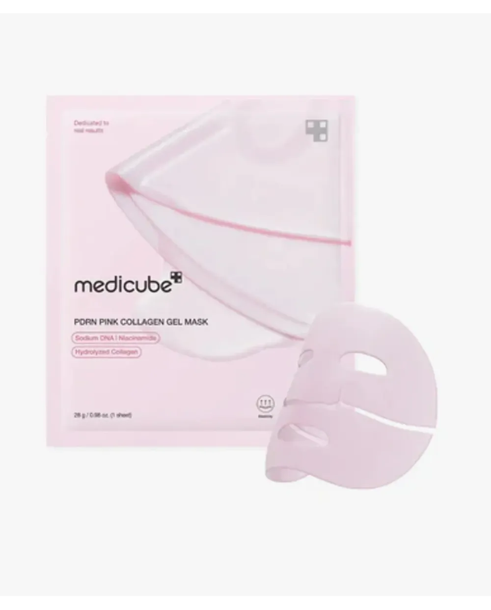 MEDICUBE - PDRN PINK COLLAGEN GEL MASK - 4 UNIDADES