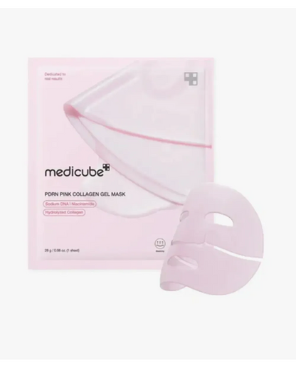 MEDICUBE - PDRN PINK COLLAGEN GEL MASK - 4 UNIDADES
