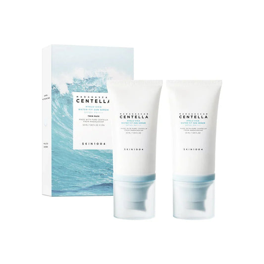 Madagascar Centella Hyalu-Cica Water-Fit Sun Serum Twin Pack - SKIN1004